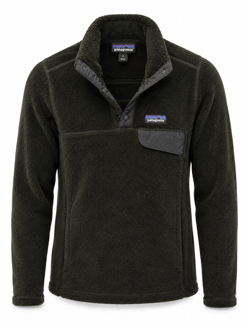 Women’s Small Patagonia Black Re-Tool Snap-T Pullover Fleece